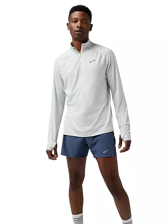 BROOKS | Lauf Zipshirt Dash 3.0 pour homme | hellgrau